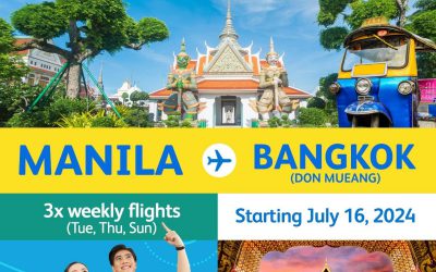 Cebu Pacific Launches Flights to Bangkok’s Don Mueang Int’l Airport
