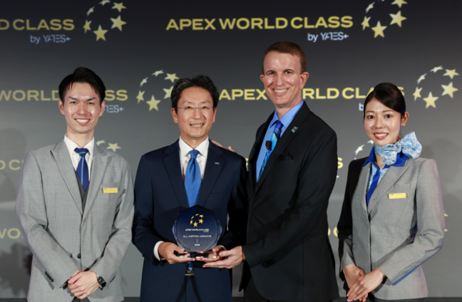 ANA Awarded 2025 APEX World Class Airline